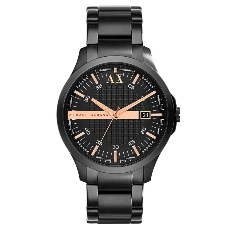 Armani Exchange Hampton AX2150 Men's Chronograph – Black Dial with Black Stainless Steel Bracelet