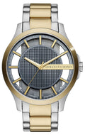 Armani Exchange Hampton Series AX2403 Men's Chronograph Watch – Grey Dial with Two-Tone Stainless Steel Band