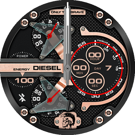 Diesel DZ7350 Mr. Daddy 2.0 Chronograph Men's Watch – Black Dial & Black Leather Strap