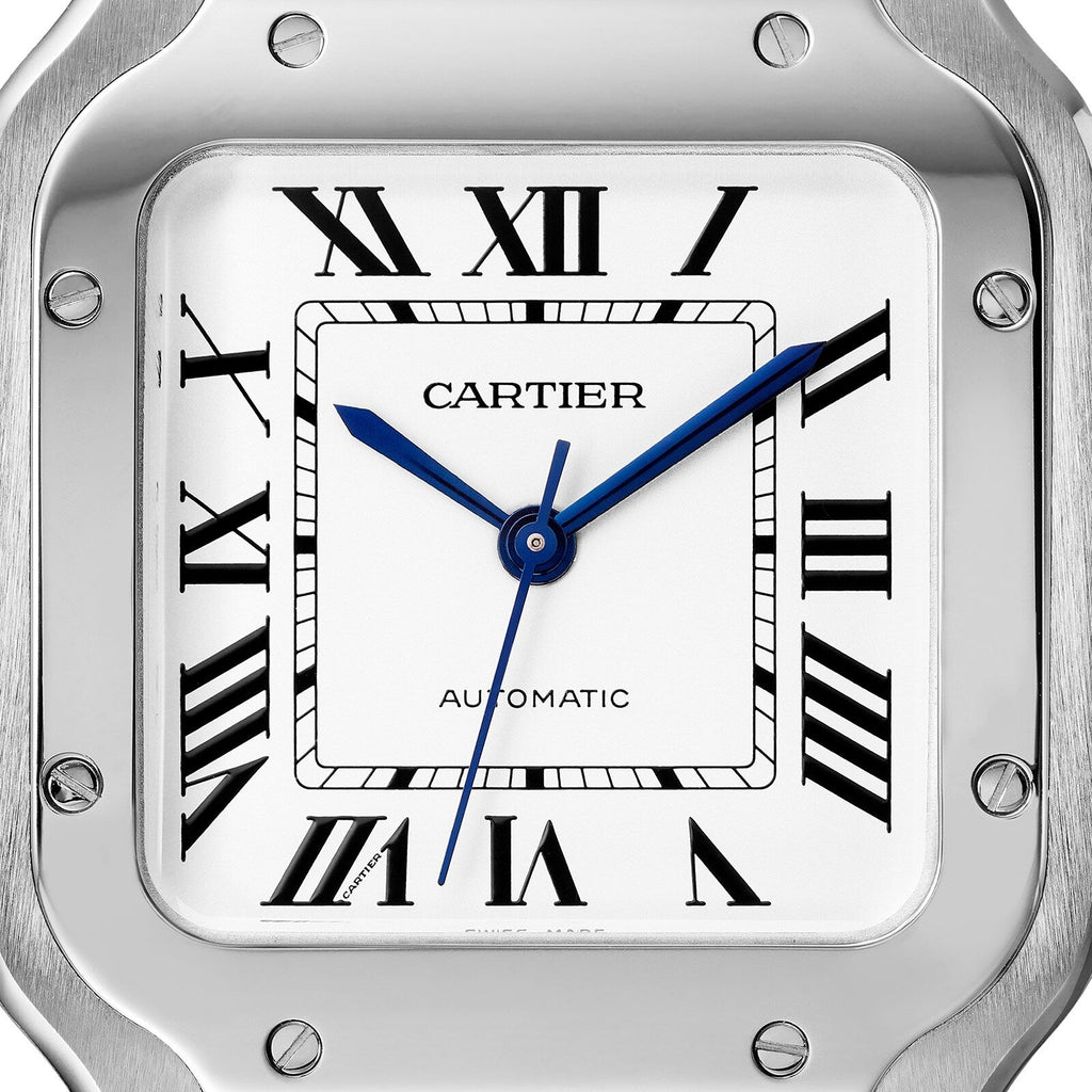 Santos de Cartier Medium Model | 35mm, Steel, Silver Dial
