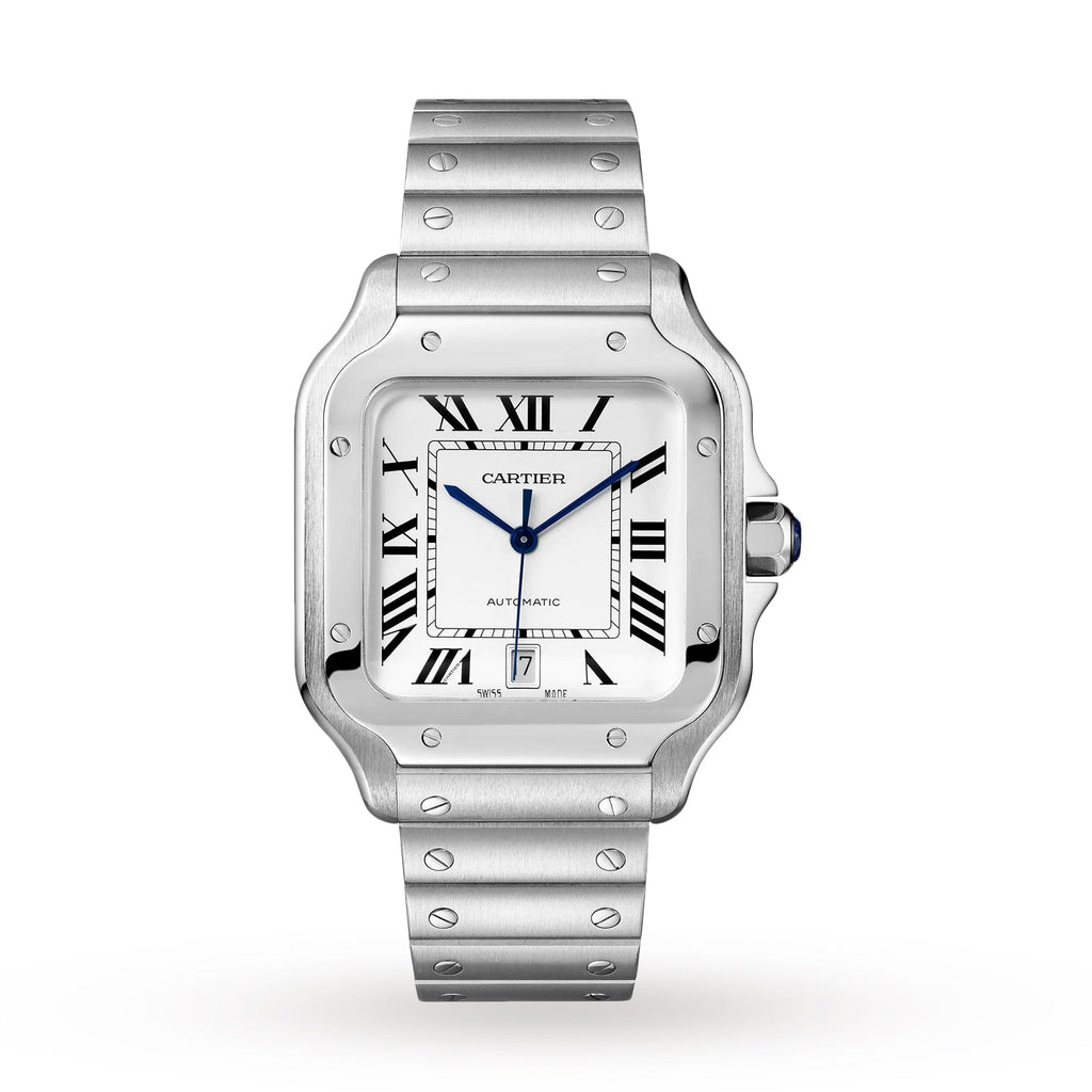 Santos de Cartier Large Model | 40mm, Steel, Silver Dial