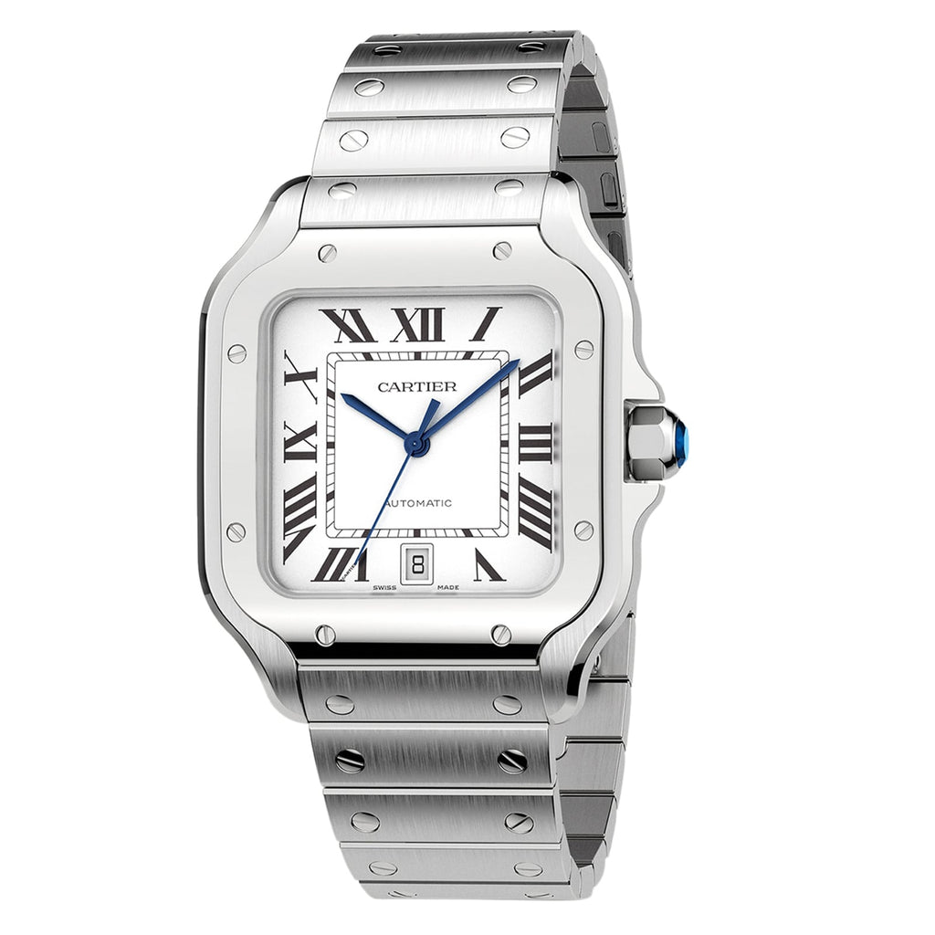 Santos de Cartier Large Model | 40mm, Steel, Silver Dial