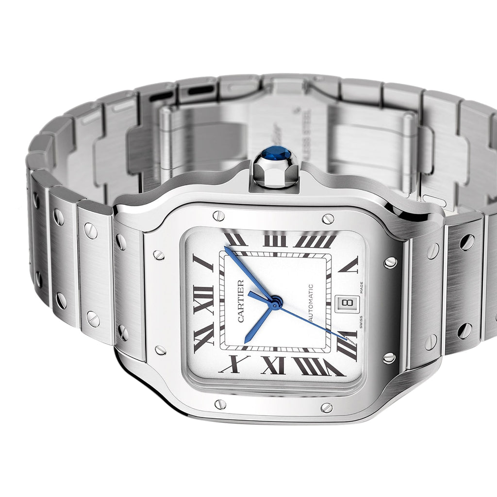 Santos de Cartier Large Model | 40mm, Steel, Silver Dial
