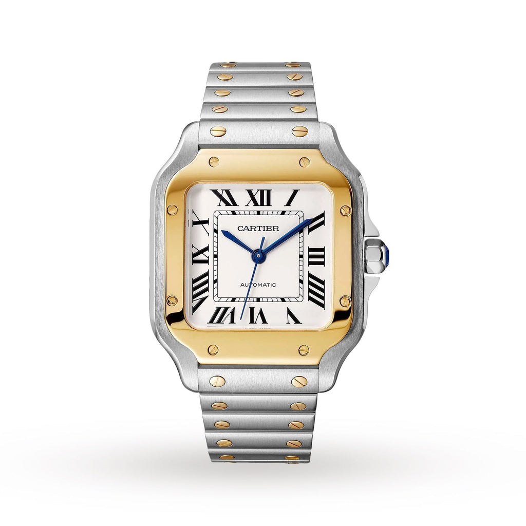 Santos de Cartier | 35mm, Two-Tone Steel & 18K Yellow Gold, Silver Dial