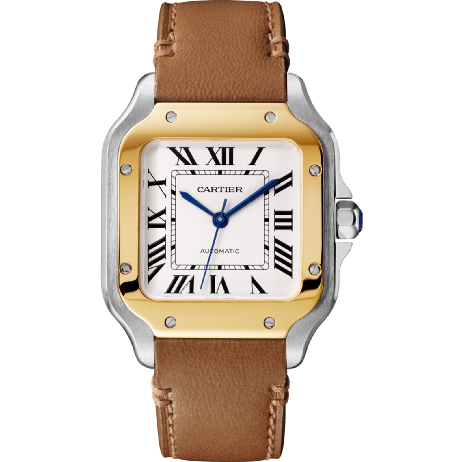 Santos de Cartier | 35mm, Two-Tone Steel & 18K Yellow Gold, Silver Dial
