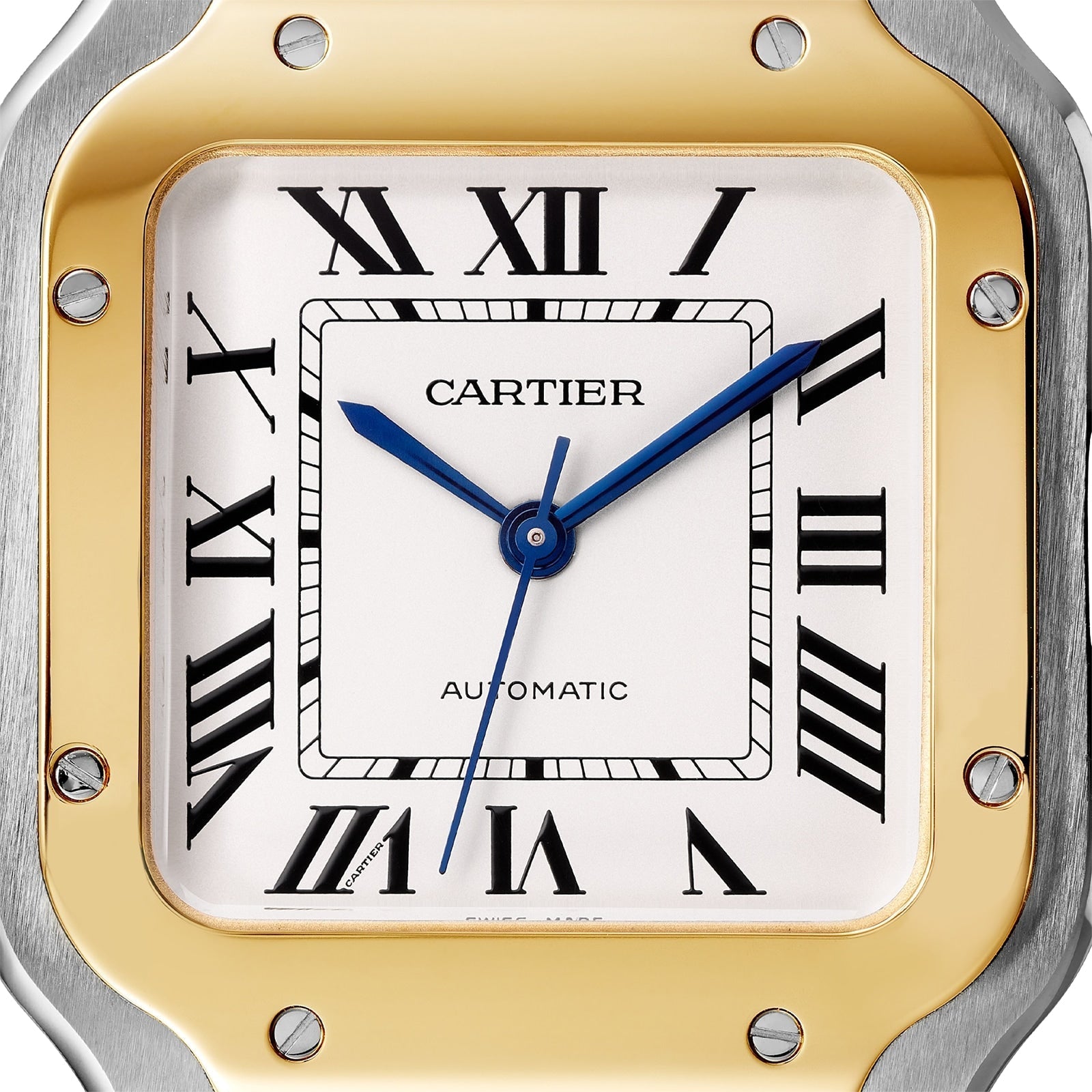 Santos de Cartier | 35mm, Two-Tone Steel & 18K Yellow Gold, Silver Dial