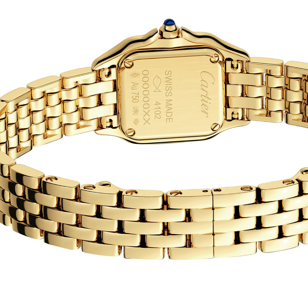 Panthère de Cartier Mini Model | 19mm, 18K Yellow Gold, Silver Dial, Ref. WGPN0016/WGPN0036
