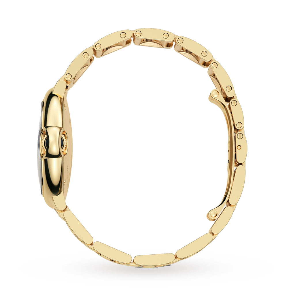 Ballon Bleu de Cartier 33 | 33mm, 18K Yellow Gold, Silver Dial, Gold Bezel