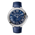 Ballon Bleu de Cartier | 42mm, Steel, Alligator Leather, Blue Dial