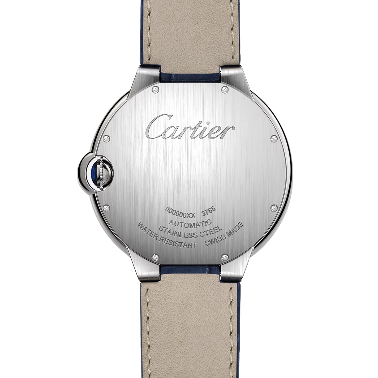 Ballon Bleu de Cartier | 42mm, Steel, Alligator Leather, Blue Dial