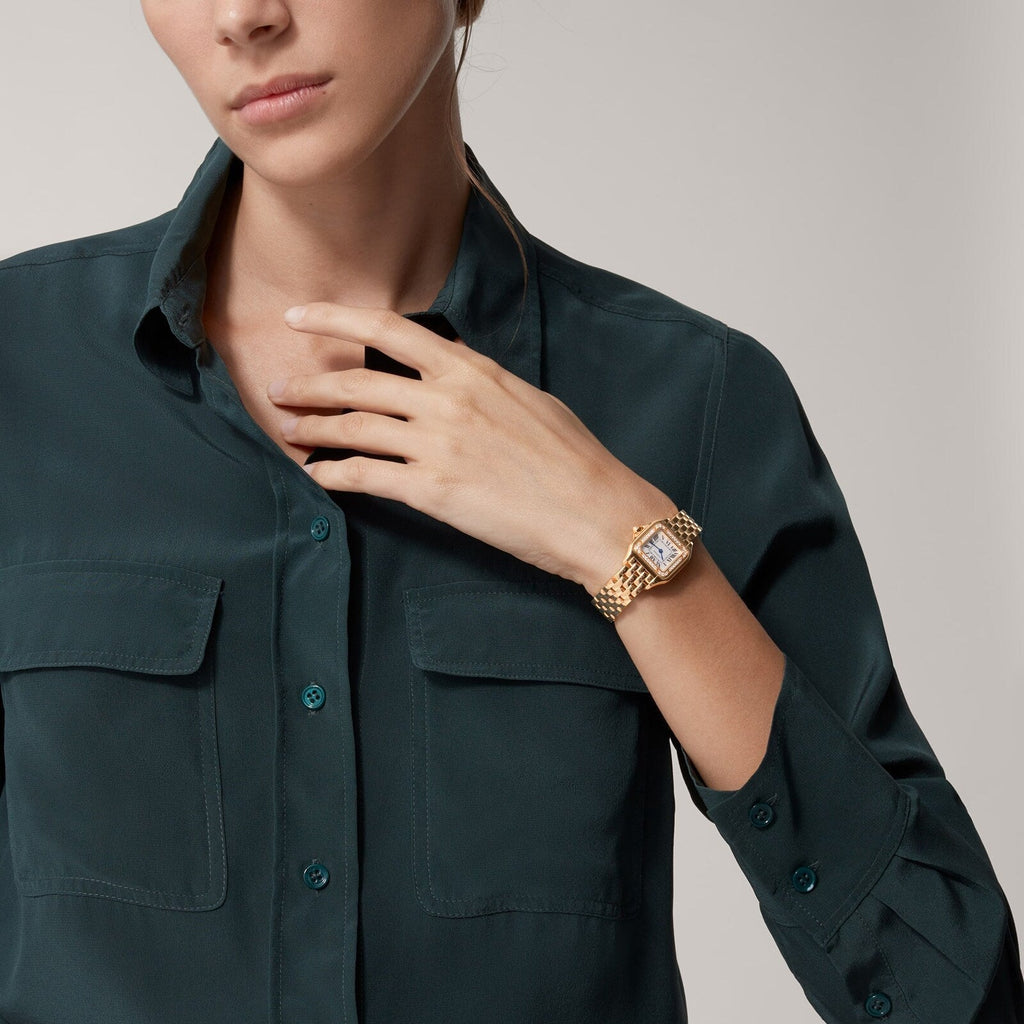 Panthère de Cartier Small model | 22mm, 18K Rose Gold, White Dial