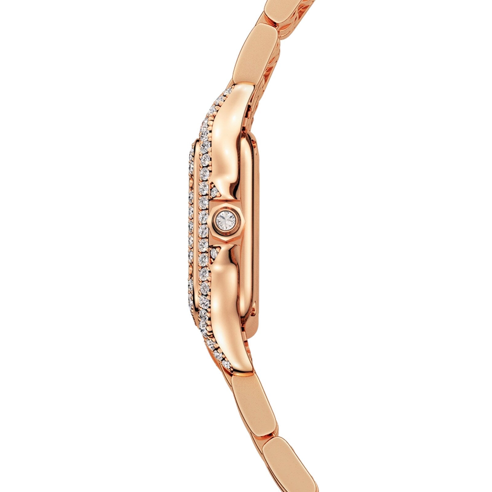 Panthère de Cartier Small Model | 20mm, 18K Rose Gold, Silver Dial