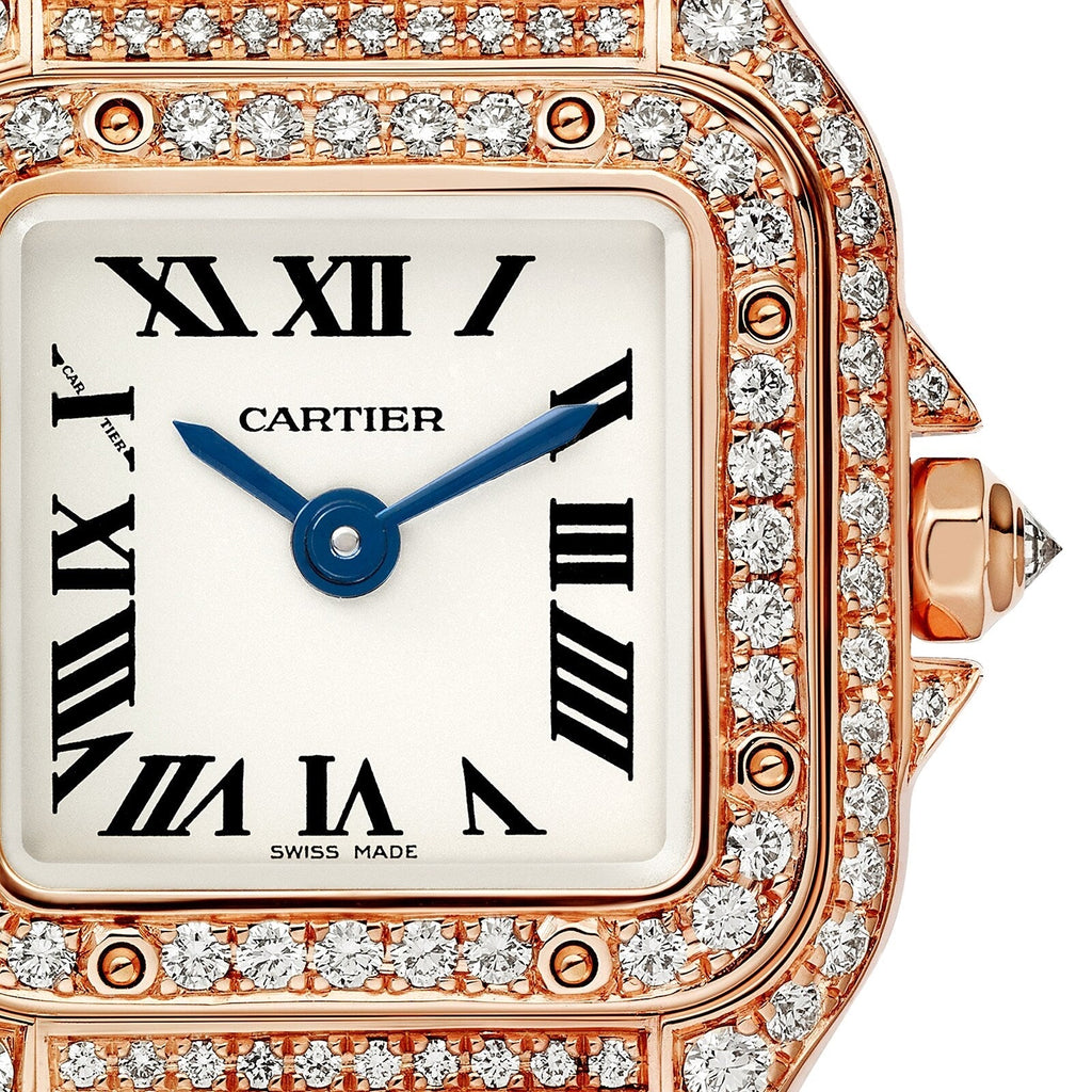 Panthère de Cartier Small Model | 20mm, 18K Rose Gold, Silver Dial