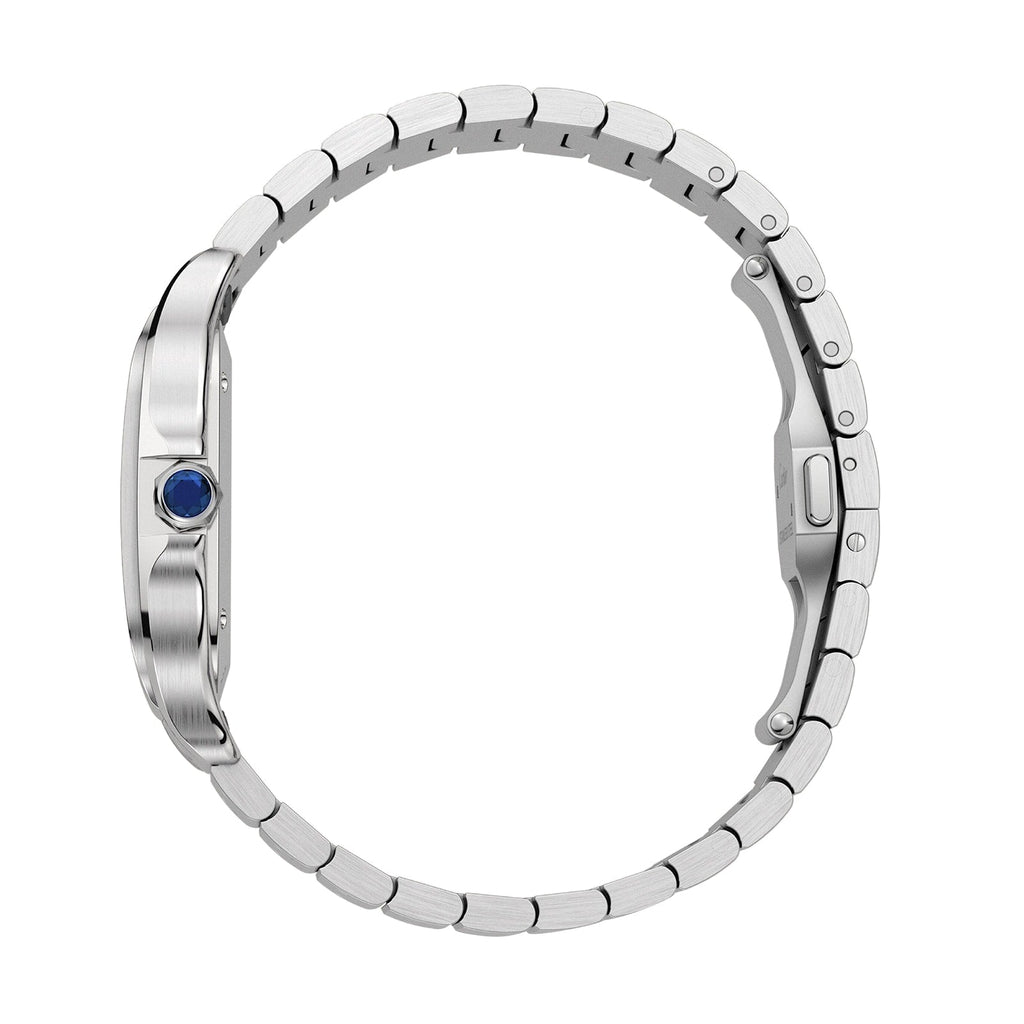 Santos de Cartier | 35mm, Steel, Blue Dial