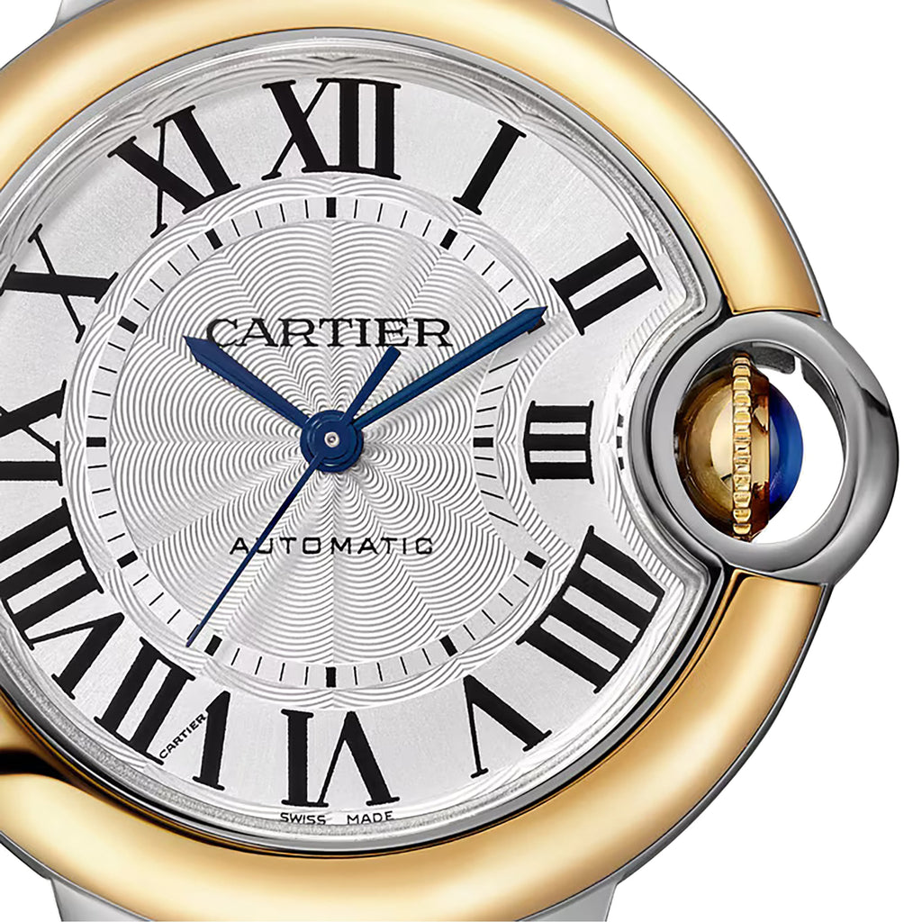 Ballon Bleu de Cartier 33 | 33mm, Two-Tone Steel & 18K Yellow Gold, Silver Dial