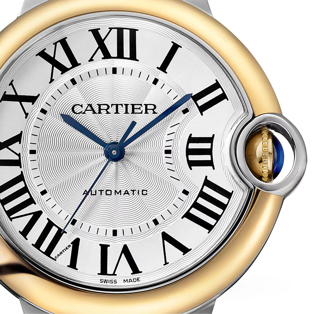 Ballon Bleu de Cartier 36 | 36mm, Two-Tone Steel & 18K Yellow Gold, Silver Dial