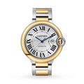 Ballon Bleu de Cartier 42 | 42mm, Two-Tone Steel & 18K Yellow Gold, Silver Dial