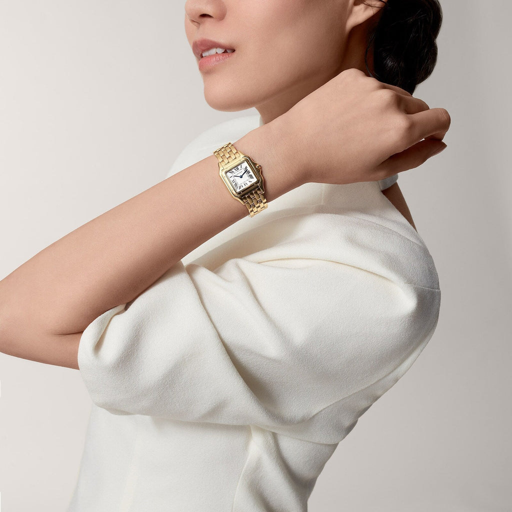 Panthère de Cartier Medium Model | 29mm, 18K Yellow Gold, Silver Dial