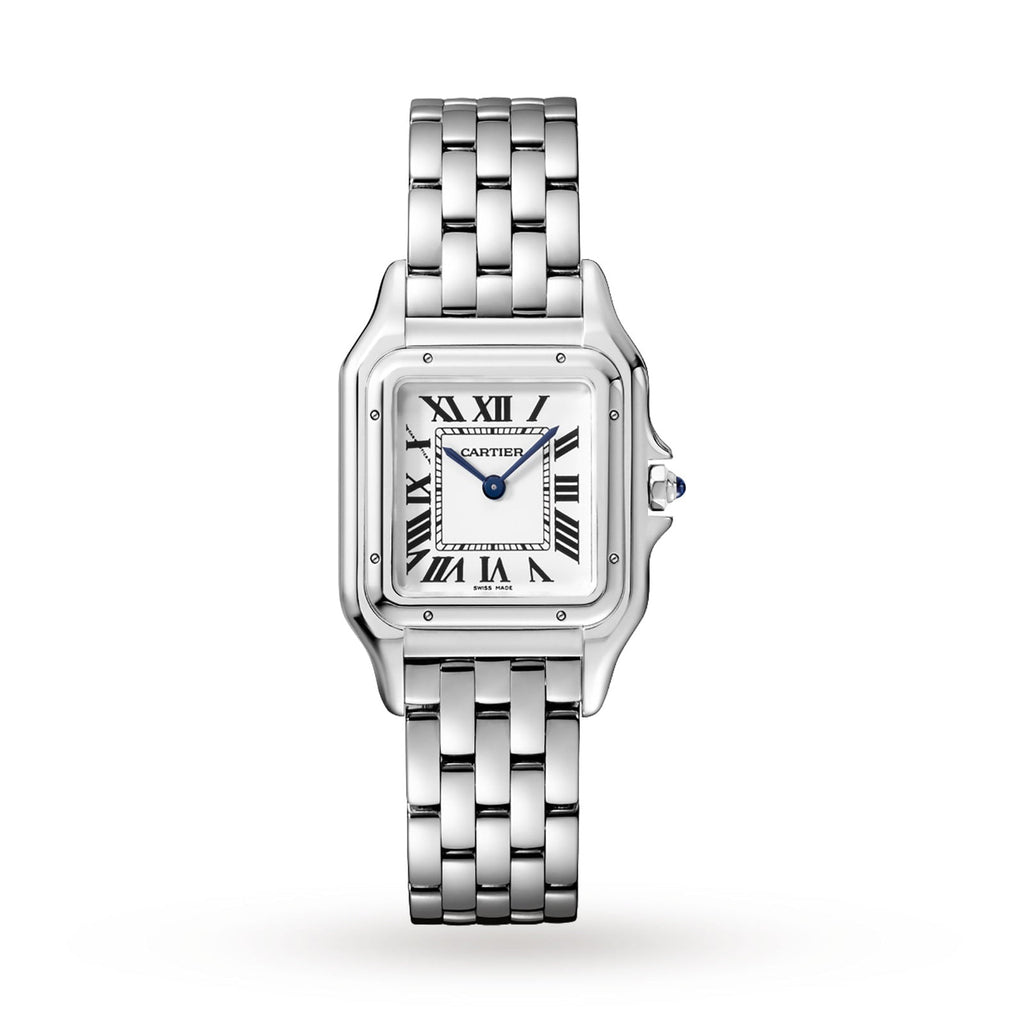 Panthère de Cartier Medium Model | 27mm, Steel, White Dial
