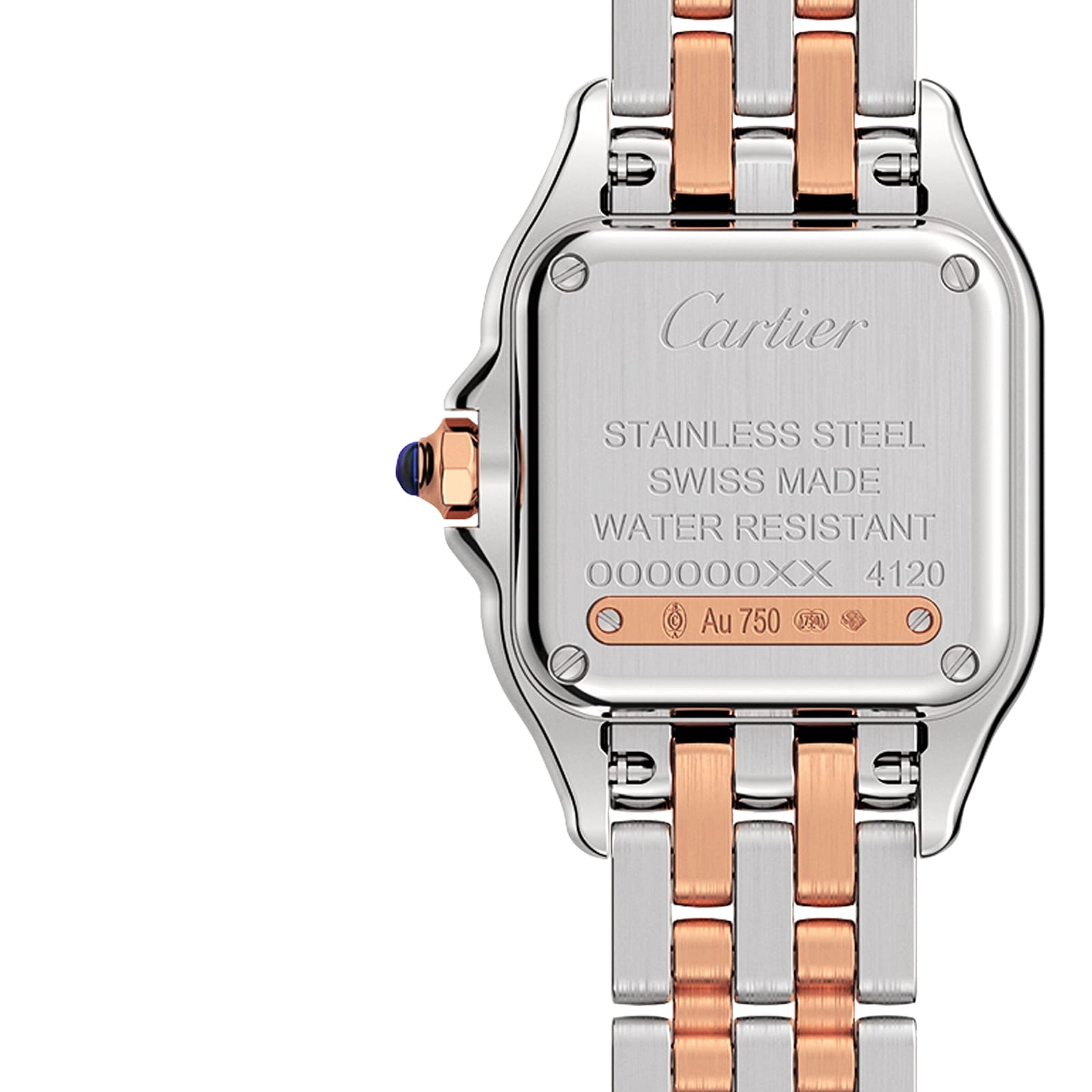 Panthère de Cartier Small Model | 22mm, Two-Tone Steel & 18K Rose Gold, Silver Dial