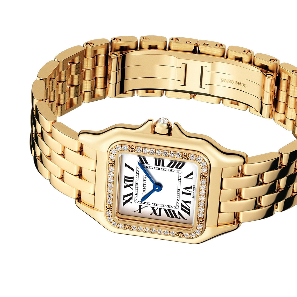 Panthère de Cartier Medium Model | 27mm, 18K Yellow Gold, Silver Dial