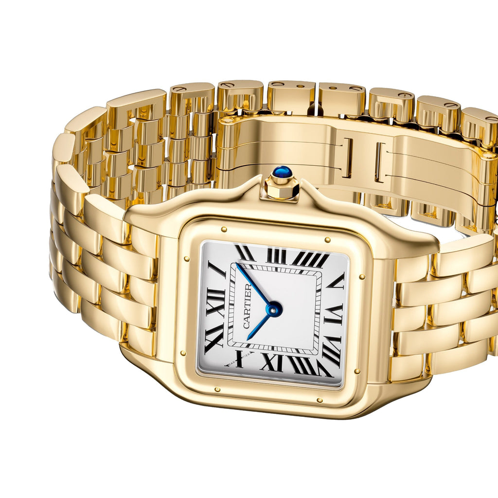 Panthère de Cartier Large Model | 31mm, 18K Yellow Gold, Silver Dial