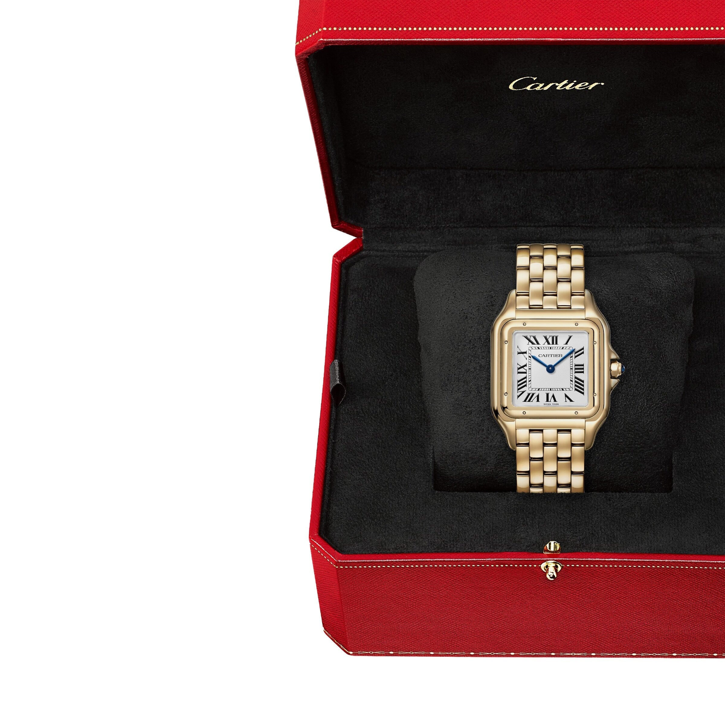 Panthère de Cartier Large Model | 31mm, 18K Yellow Gold, Silver Dial