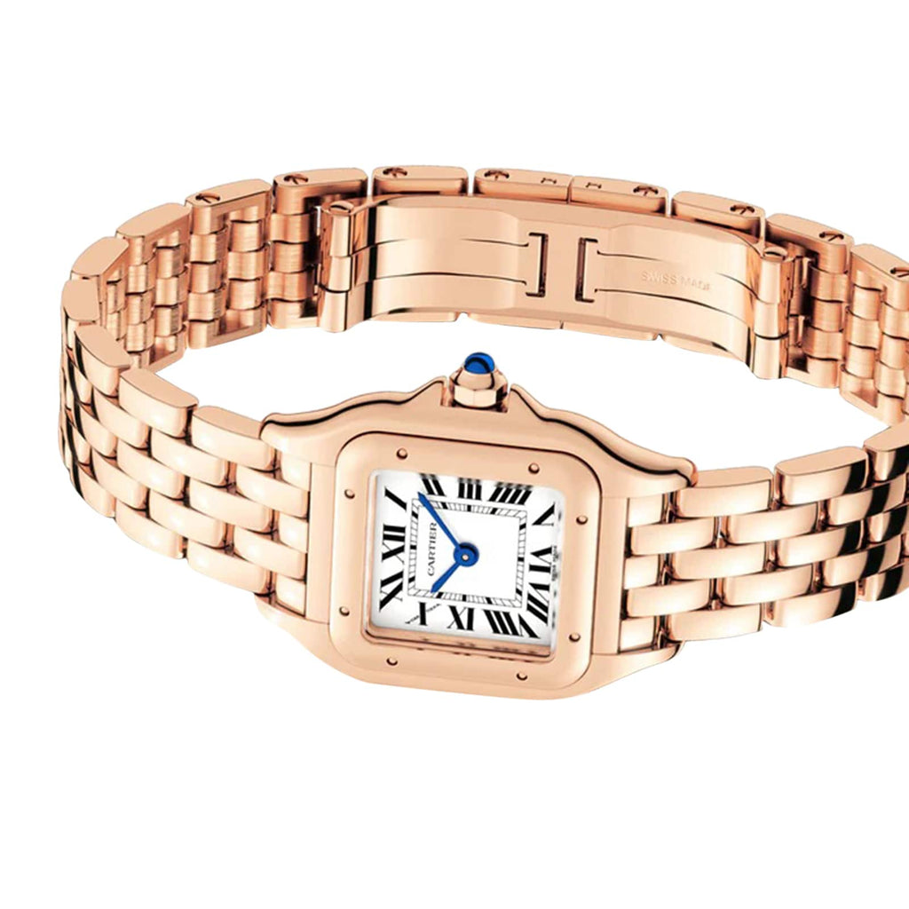 Panthère de Cartier Small Model | 23mm, 18K Rose Gold, White Dial