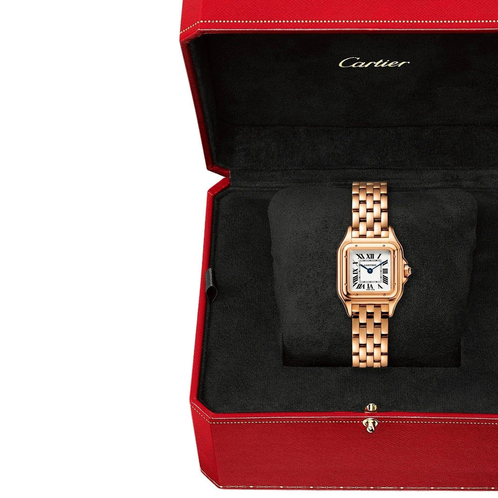 Panthère de Cartier Small Model | 23mm, 18K Rose Gold, White Dial