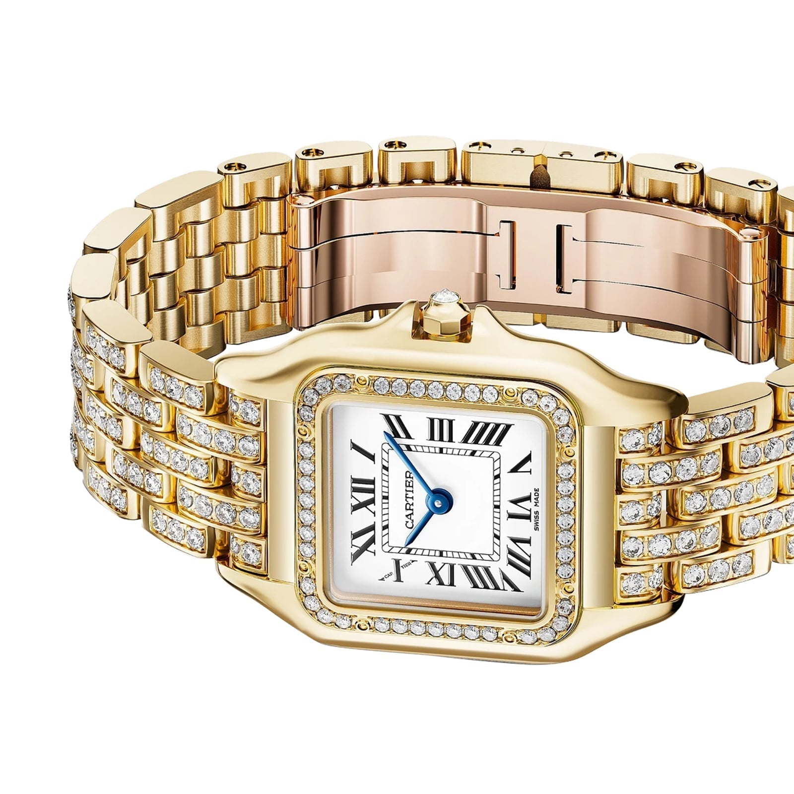 Panthère de Cartier Medium Model | 27mm, 18K Yellow Gold, White Dial