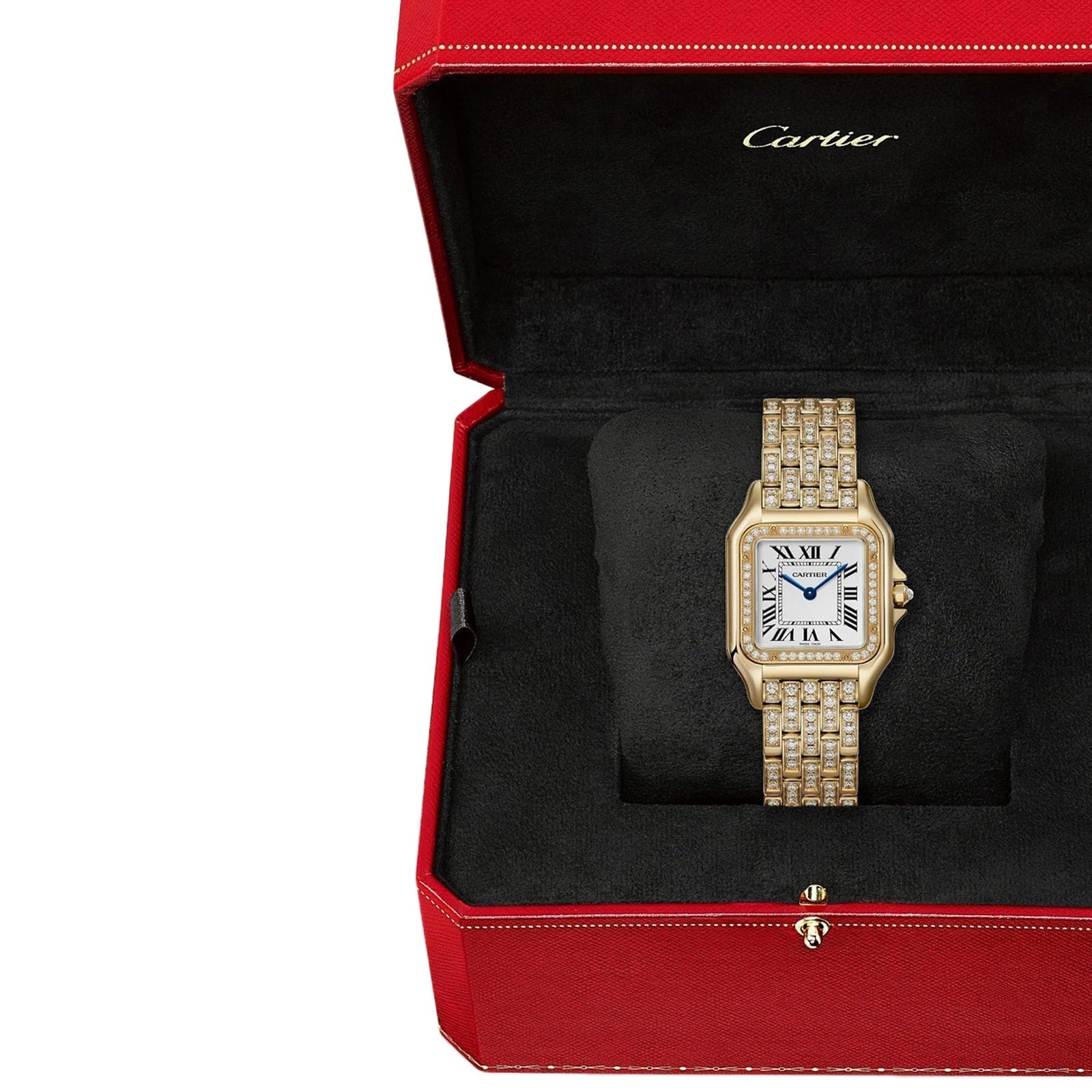 Panthère de Cartier Medium Model | 27mm, 18K Yellow Gold, White Dial