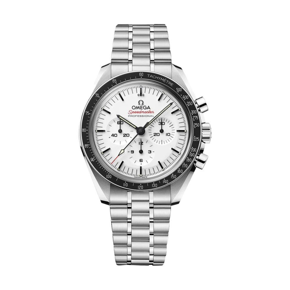 Speedmaster Moonwatch Professional Chronograph Sapphire 42mm - White on Bracelet