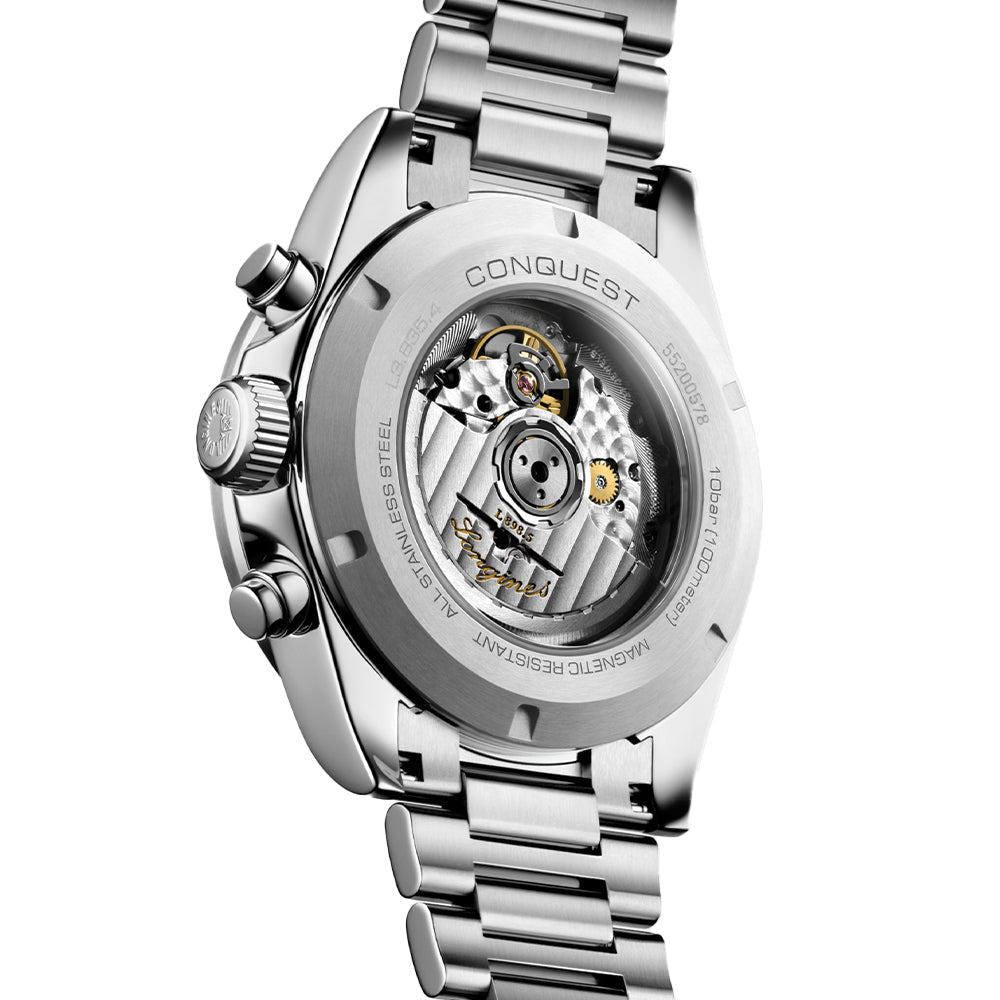 longines Conquest Automatic Chronograph 42mm - Gold on Bracelet