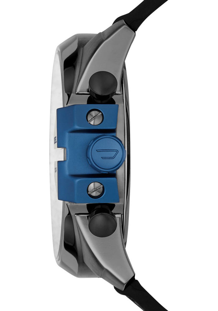Diesel DZ4500 Mega Chief Chronograph Men's Watch – Black Dial & Black Nylon Strap