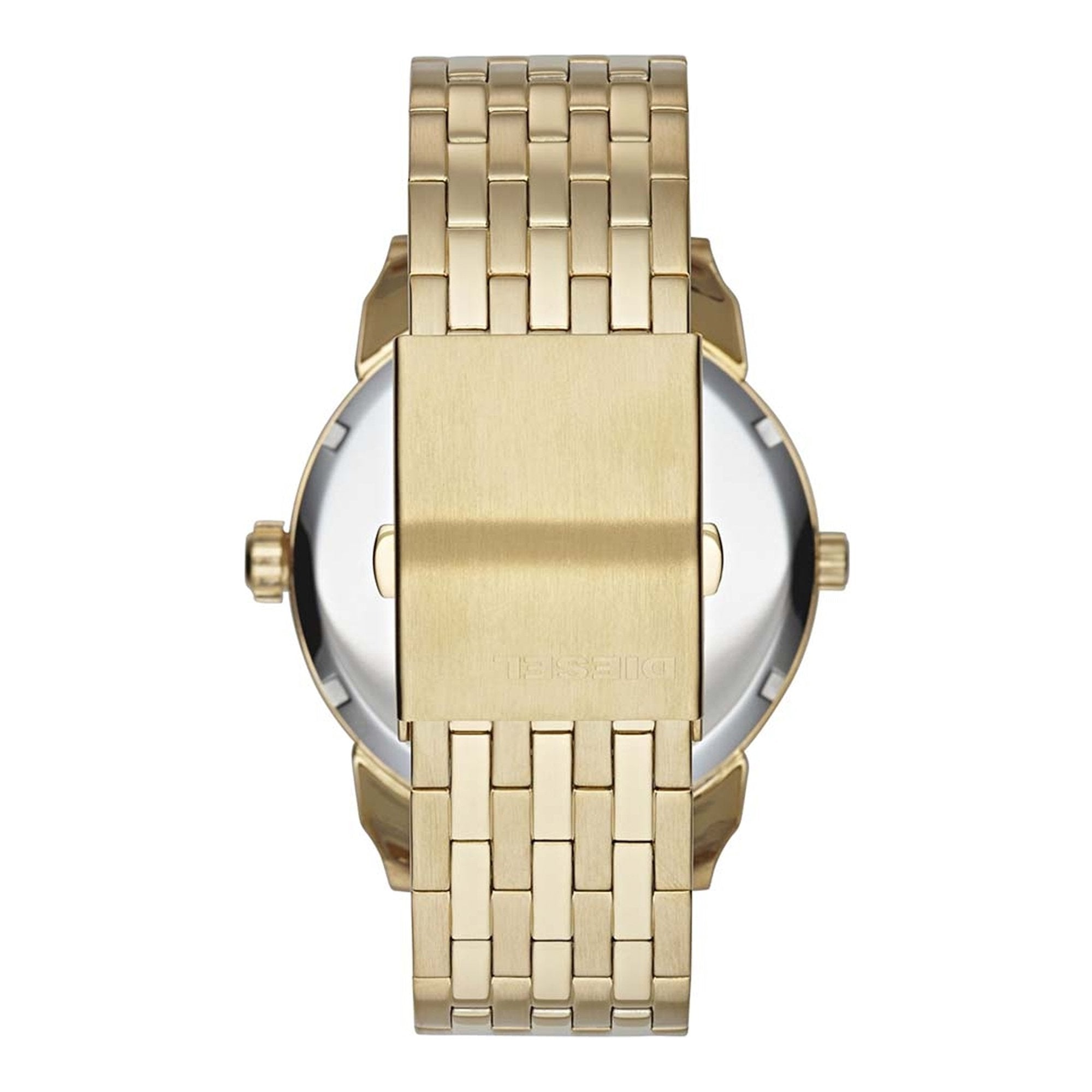 Diesel DZ7306 Mini Daddy Chronograph Men's Watch – Gold Dial & Gold Stainless Steel Strap