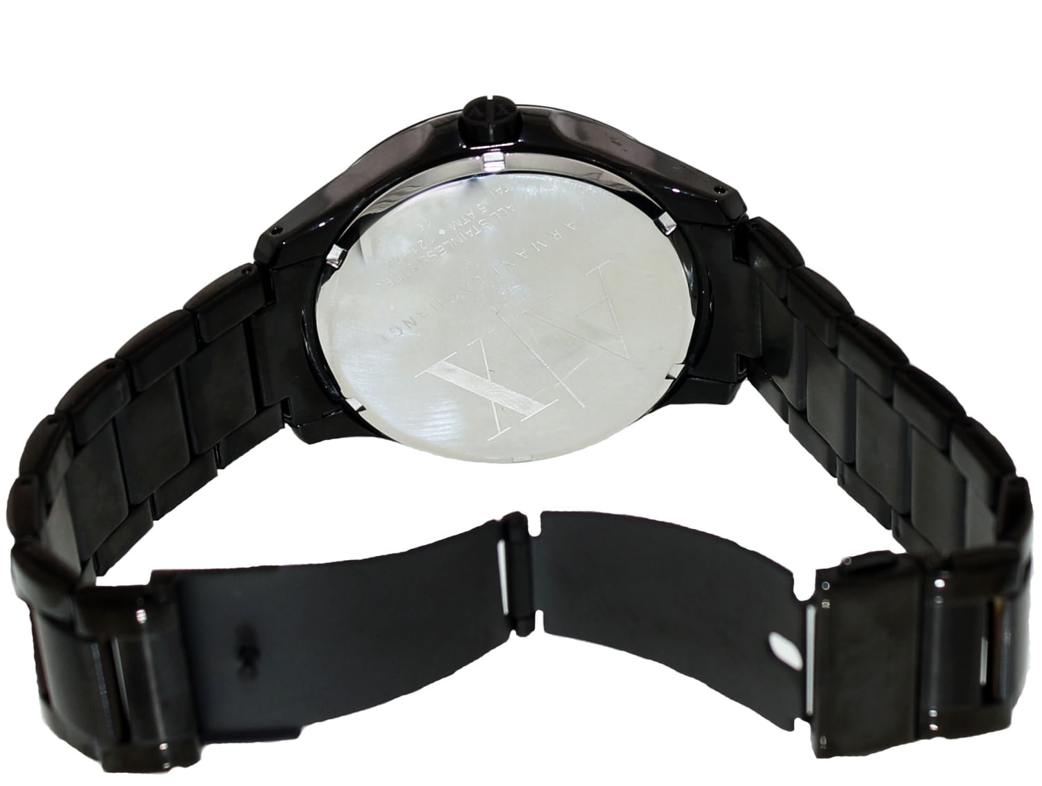 Armani Exchange Hampton AX2104 Men's Chronograph – Black Dial with Black Stainless Steel Strap