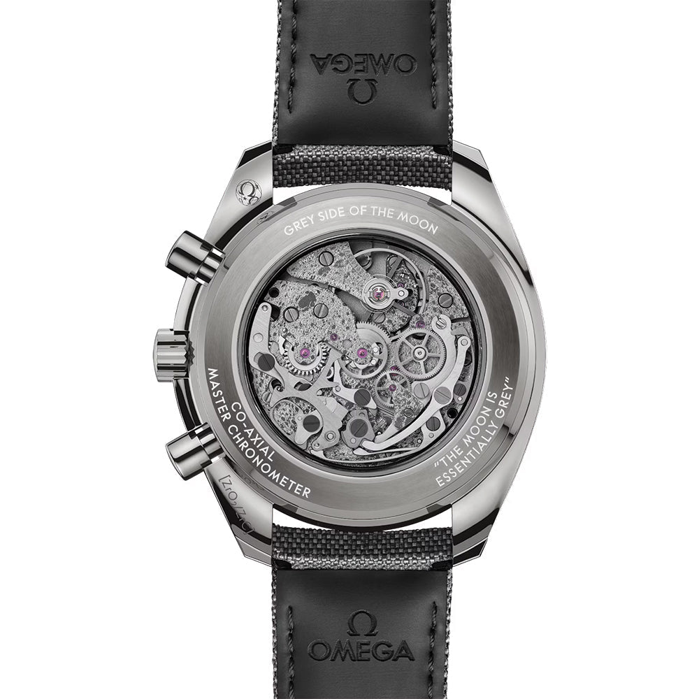 OMEGA Speedmaster Grey Side of the Moon Grey Ceramic 44.25mm - Grey on Fabric Strap