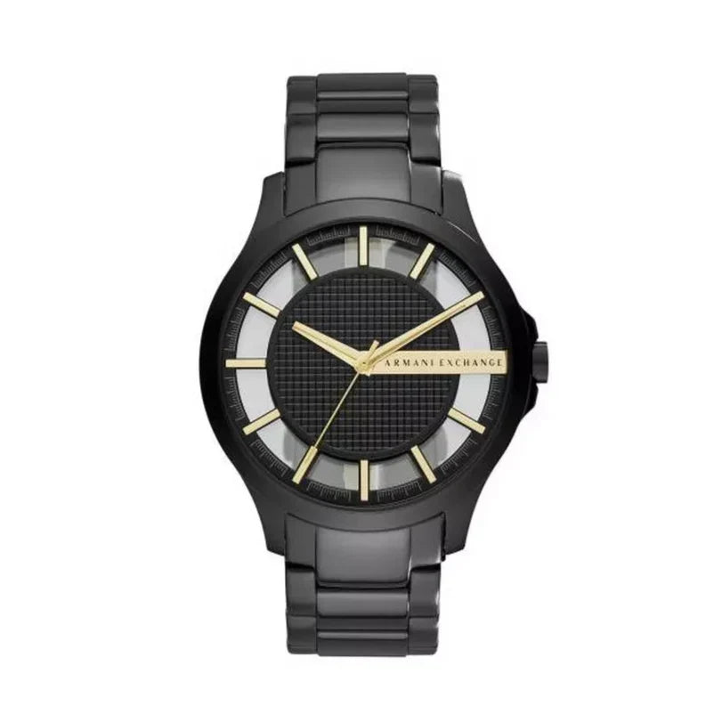 Armani Exchange Hampton Series AX2192 Men's Chronograph – Black Dial with Matching Black Stainless Steel Bracelet