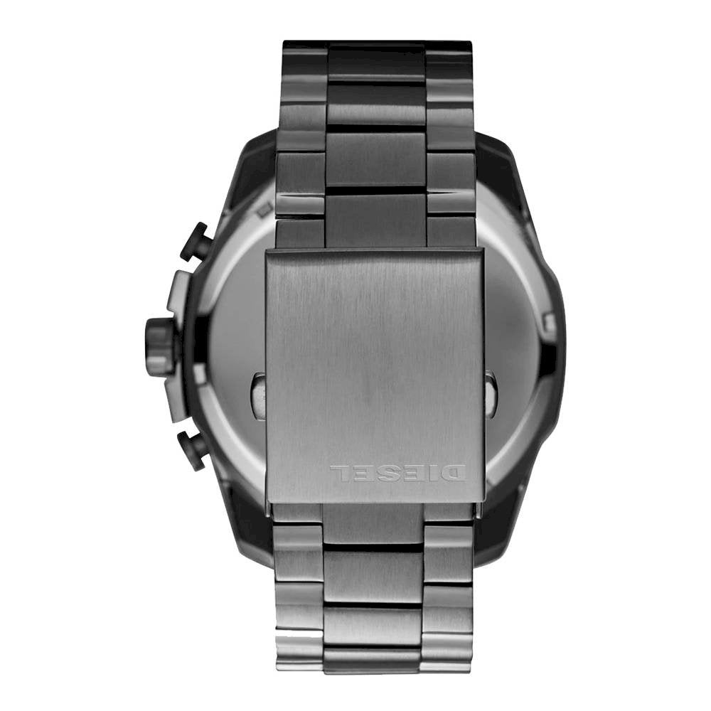 Diesel DZ4355 Mega Chief Chronograph Men's Watch – Black Dial & Black Stainless Steel Strap