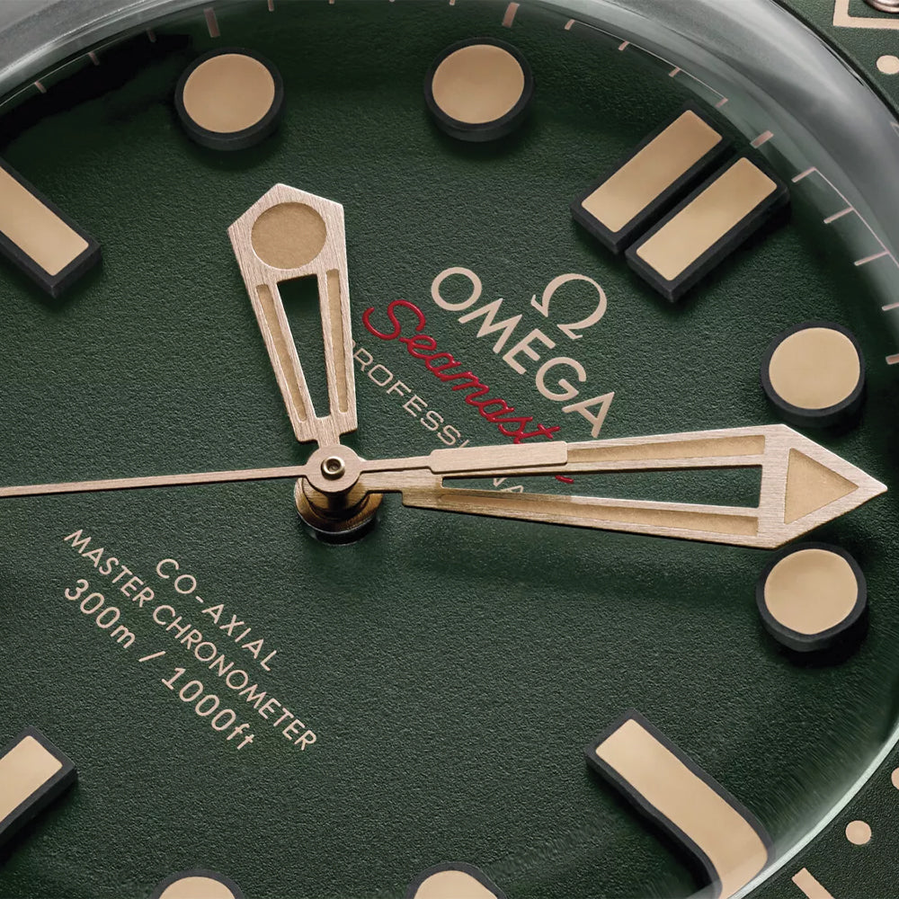OMEGA Seamaster Diver 300M Titanium and Bronze Gold 42mm - Green on Bracelet