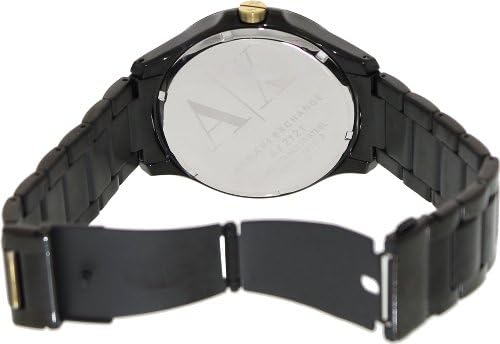 Armani Exchange Hampton AX2121 Men's Chronograph Watch – Black Dial with Black Stainless Steel Strap
