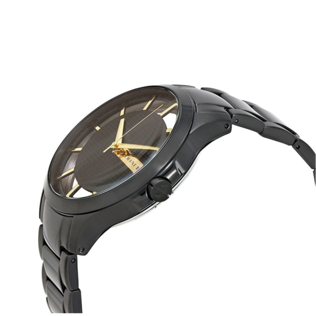Armani Exchange Hampton Series AX2192 Men's Chronograph – Black Dial with Matching Black Stainless Steel Bracelet