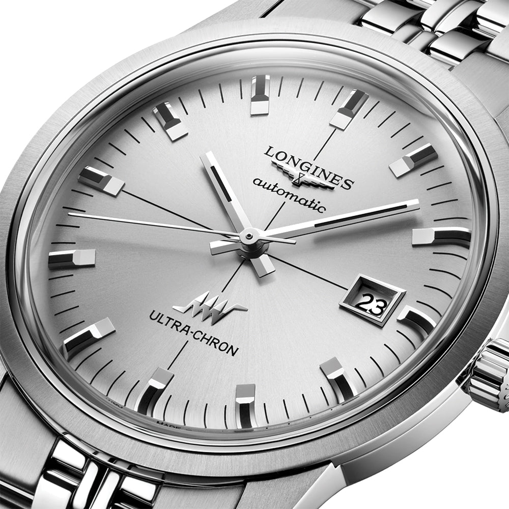 longines Ultra-Chron Classic 40mm - Silver on Bracelet