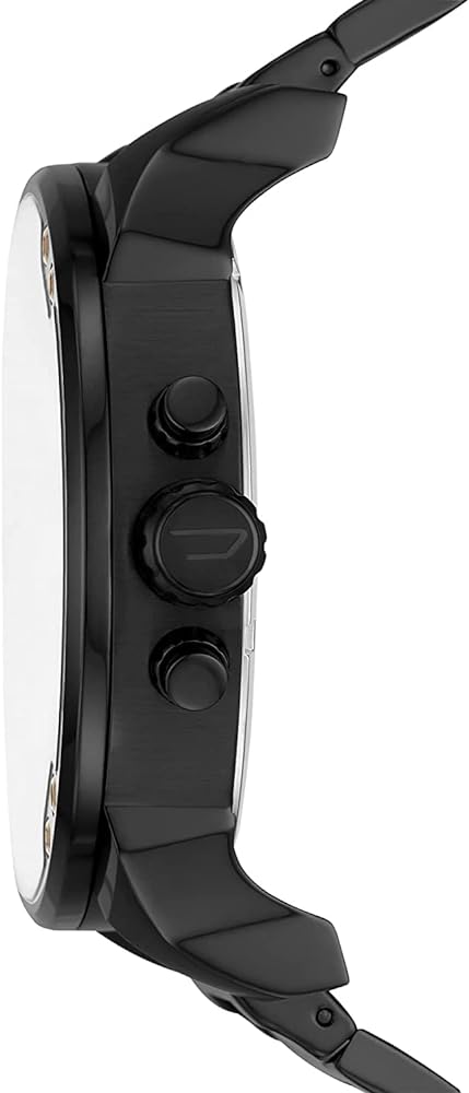 Diesel DZ7435 Mr. Daddy 2.0 Chronograph Men's Watch – Black Dial & Black Stainless Steel Strap