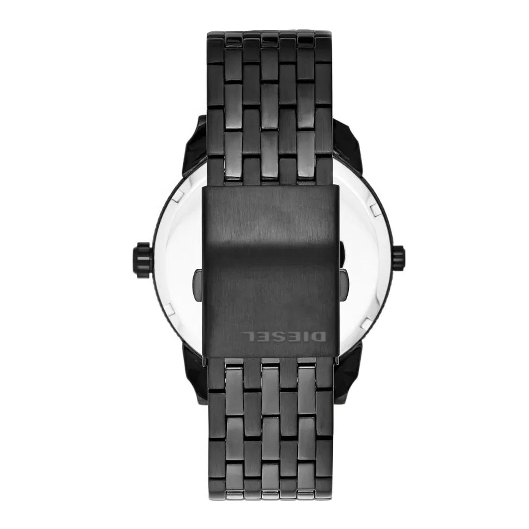 Diesel DZ7316 Mini Daddy Dual Time Men's Watch – Black Dial & Black Stainless Steel Strap