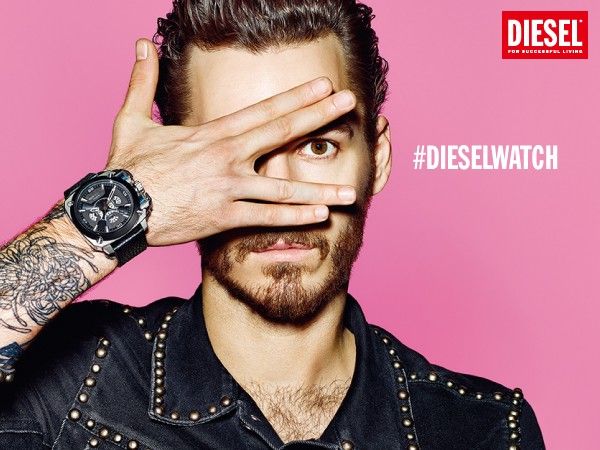 Diesel DZ7345 BAMF Chronograph Men's Watch – Black Dial & Black Leather Strap