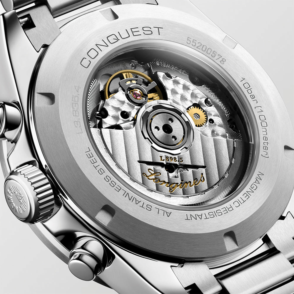 longines Conquest Automatic Chronograph 42mm - Gold on Bracelet