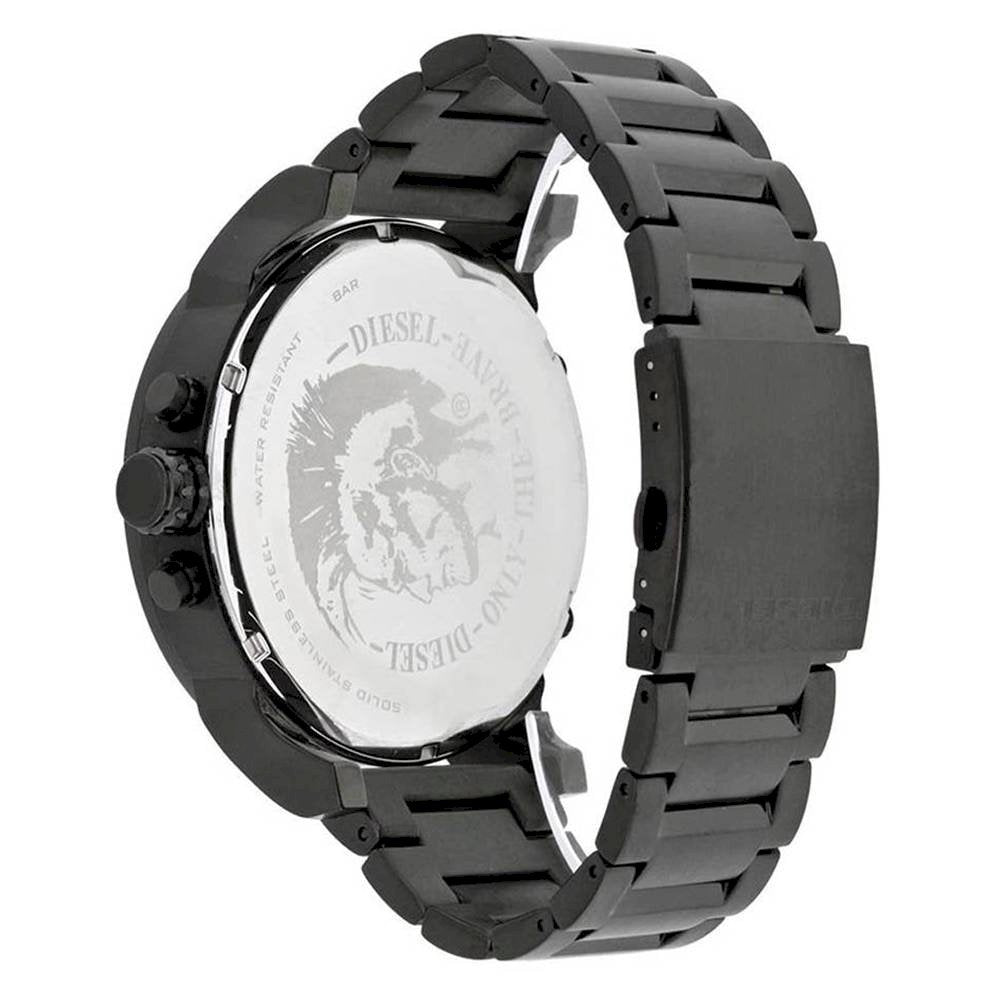 Diesel DZ7312 Big Daddy Chronograph Men's Watch – Black Dial & Black Stainless Steel Strap