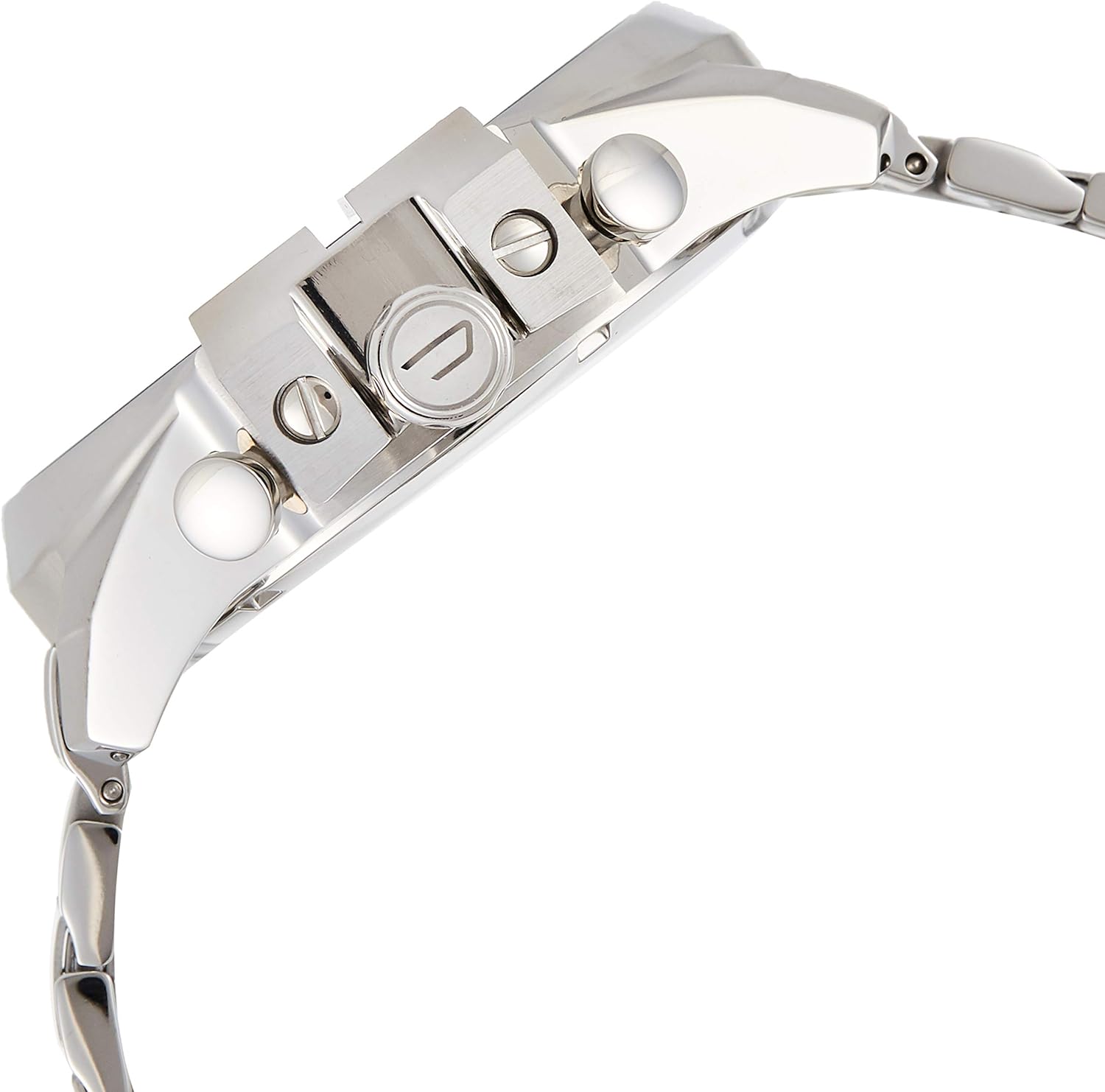 Diesel DZ4417 Mega Chief Chronograph Men's Watch – Blue Dial & Silver Stainless Steel Strap