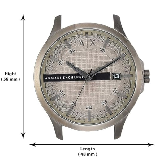 Armani Exchange Hampton AX2194 Men's Chronograph – Grey Dial with Matching Grey Stainless Steel Strap